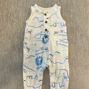 Baby jumper onesie - Hippo, lion, alligator, elephant